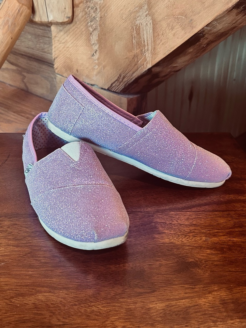 Women’s Glitter Slip-On Shoes in Pink Shoes on Soil - like Tom’s